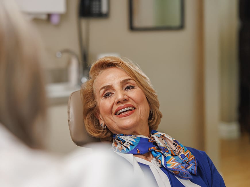 Bone loss and tooth drift from an unreplaced missing tooth